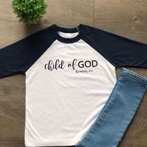 Toddler baseball tee